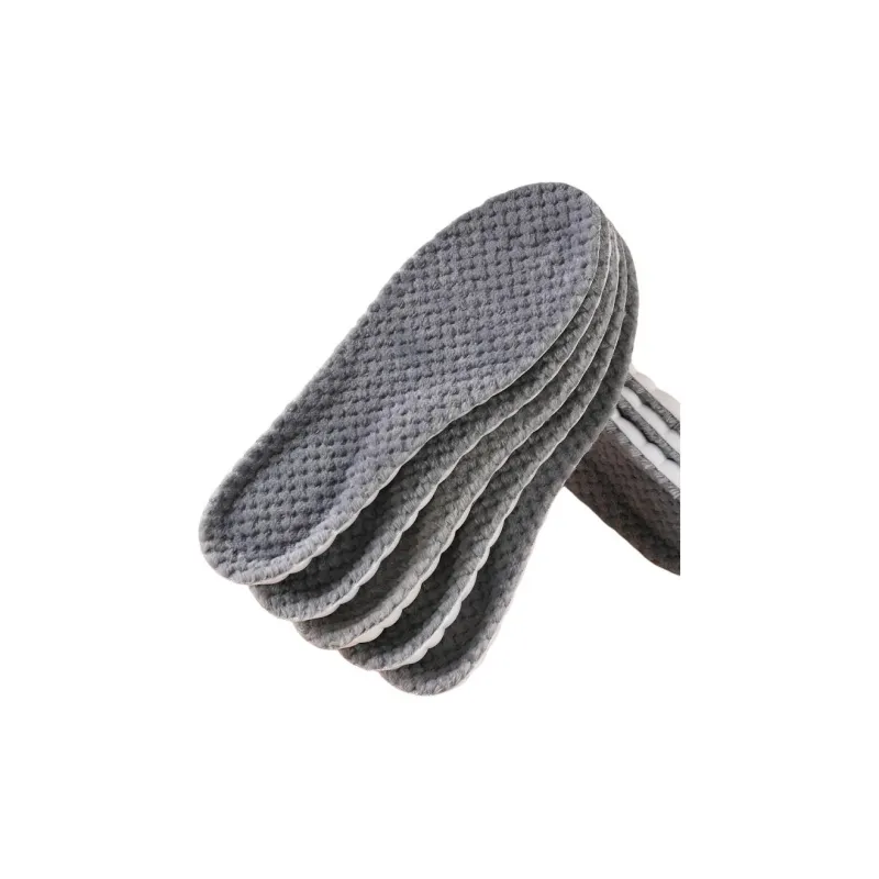 Footprint Tribe PU Pineapple Pattern Flannel Outer Lining Insoles Unisex-9