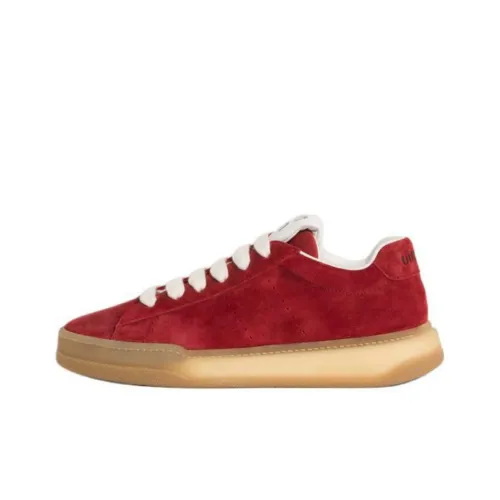 MIU MIU Low Top Skateboard Shoes Women's Red