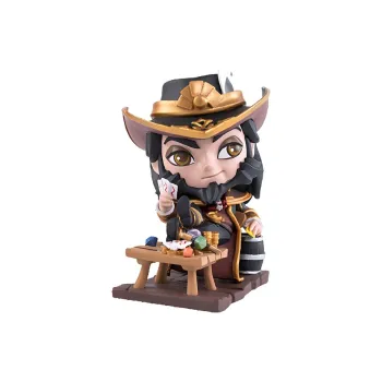LEAGUE OF LEGENDS Card Master Trist League Of Legends Card Master Twisted Fate Chibi Figures 10.5cm