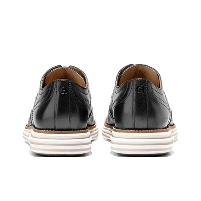 COLE HAAN Casual Shoes Men's Bright Black White Base-3