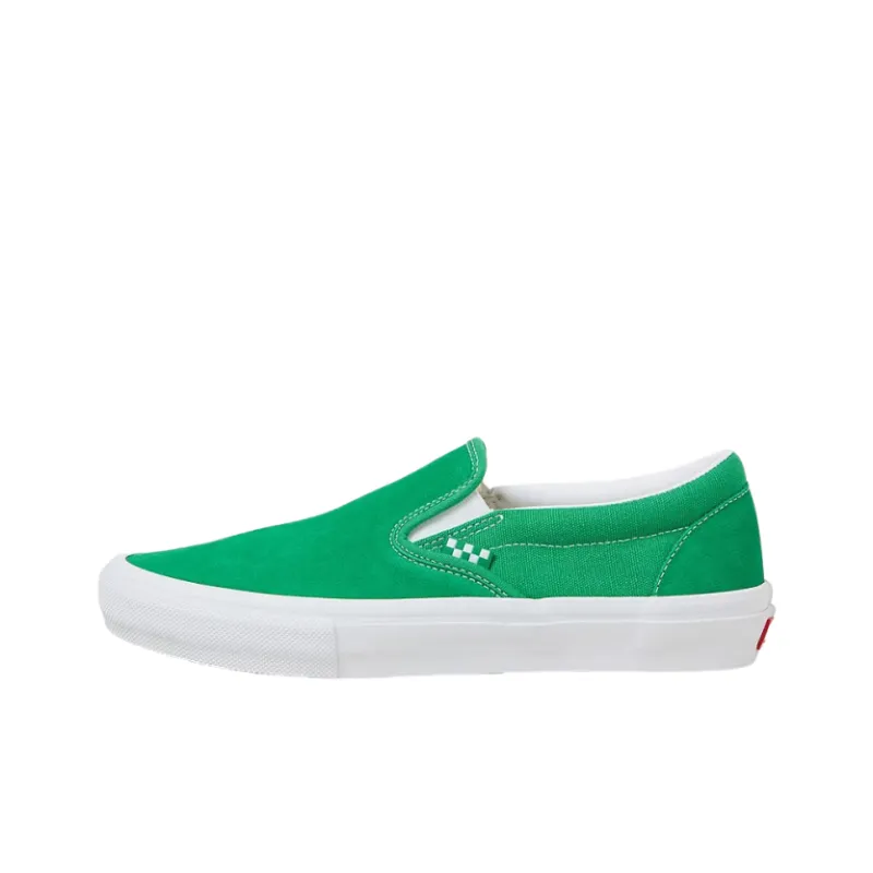 Vans Slip on Non slip Lightweight Low Top Skateboard Shoes Unisex Green-0