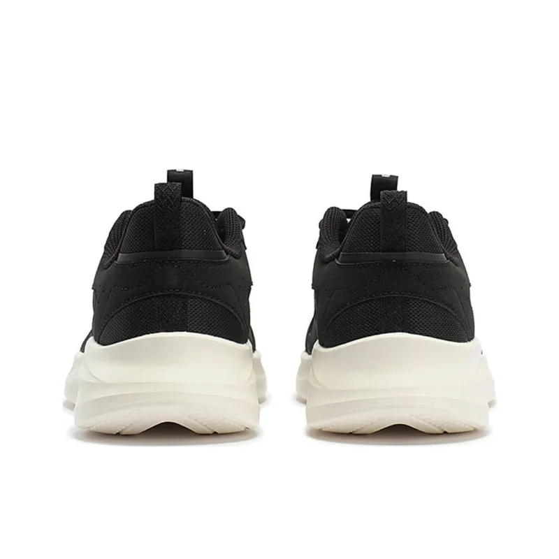 361° Blade 2.0 Cushioning Wear Resistant Low Top Casual Running Shoes Women's Black White-3