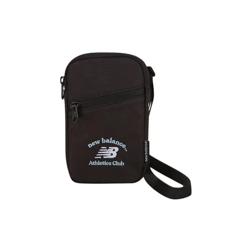 New Balance Polyester One Shoulder Crossbody Cell Phone Pouch Kids' Black