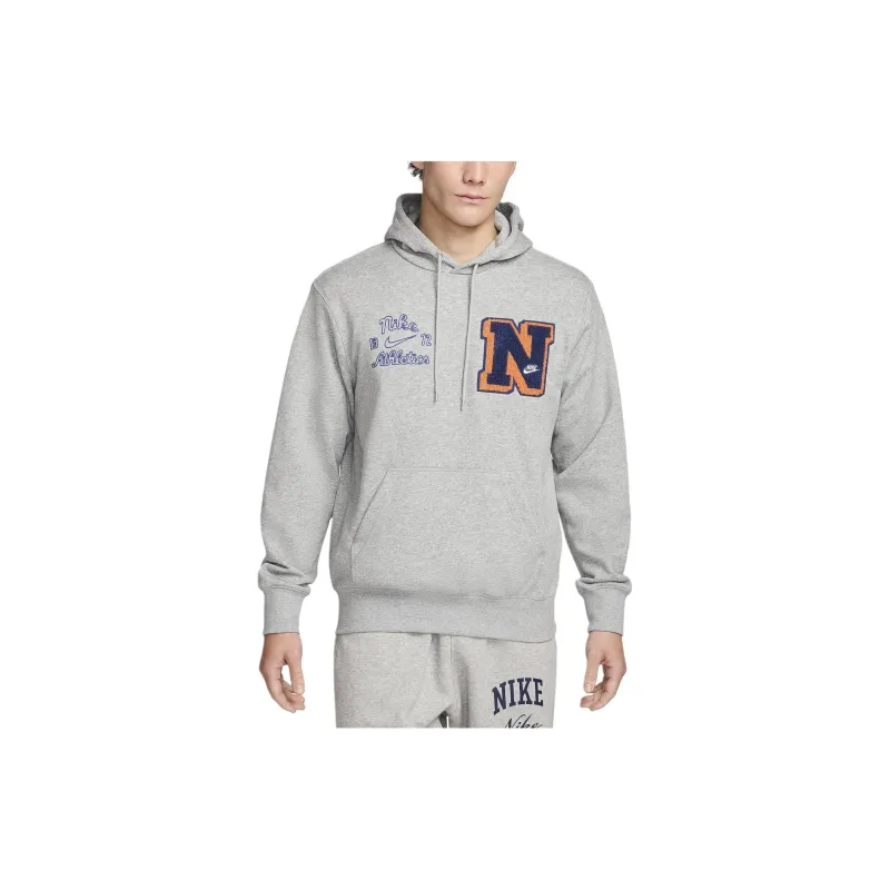 Nike Club Fleece Sweatshirt Men's Gray-3