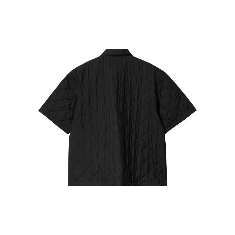 Carhartt WIP W' S/S FW24 Laurens Shirt Jac Jacket Women's Black-1