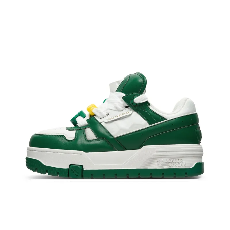 DEALER STREAK Anti Slip Wear Resistant Low Top Skateboard Shoes Unisex-10