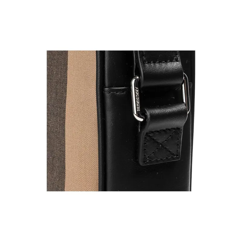 Burberry Cotton Crossbody Bag Shoulder Bag Men's Brown-7