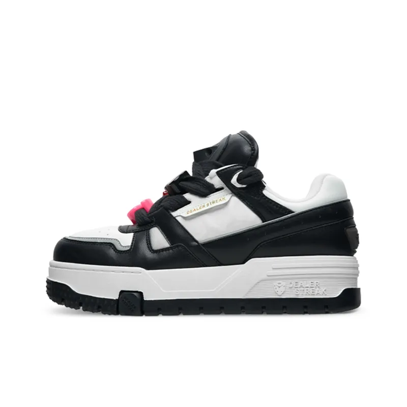 DEALER STREAK Anti Slip Wear Resistant Low Top Skateboard Shoes Unisex-5