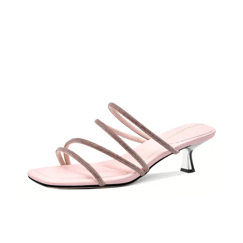 Lily Wei Slide Slippers Women's Pink