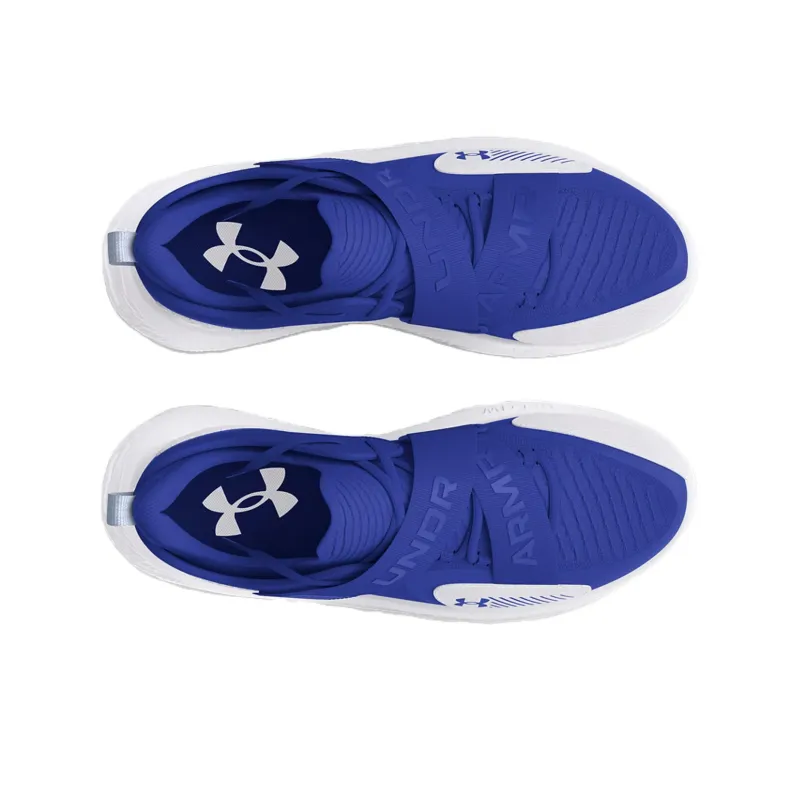 Under Armour Anti Slip Wear Resistant Low Top Basketball Shoes Unisex Royal Blue-3
