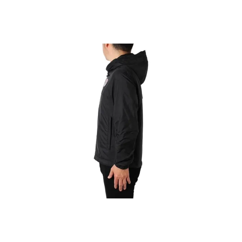 Moncler Heart Logo Embroidered Zip Up Jacket-4
