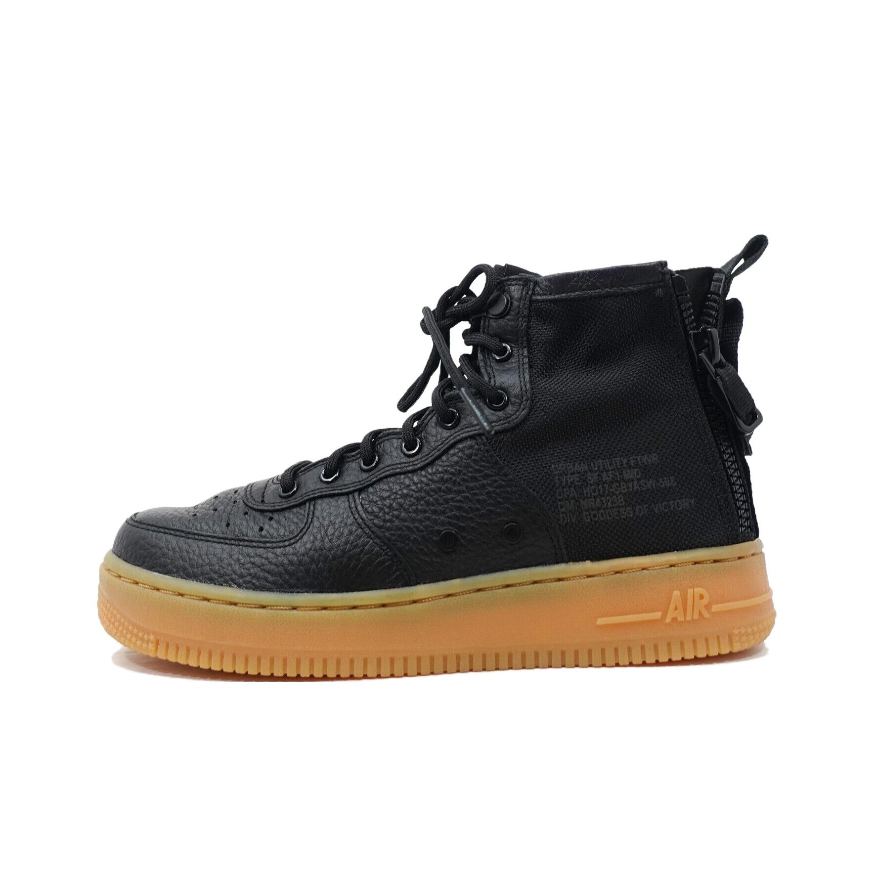 Nike air force 1 high suede black gum hotsell