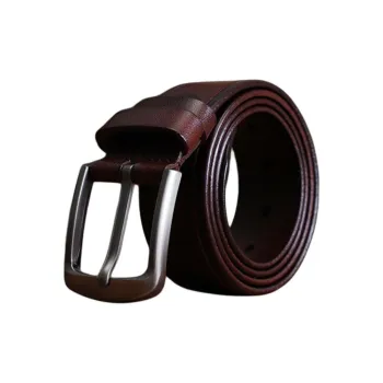 JEANSWEST Cow Leather Leather Belts Men's Width  3.8cm
