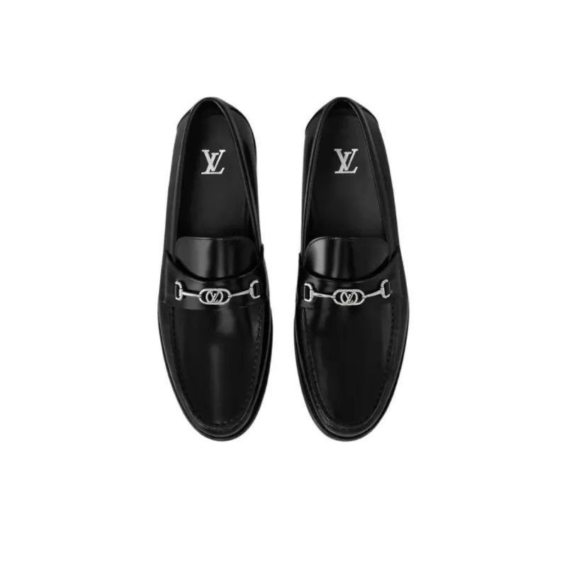 LOUIS VUITTON Major Loafers Men's Black-3