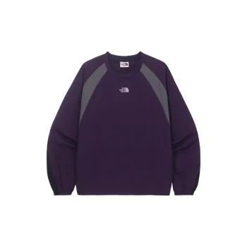 THE NORTH FACE Bandon Woven Crewneck Sweatshirt Men's Dark Purple