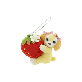 Disney CookieAnn Duffy And Friends Heart Shaped Strawberry Collection Dolls Plush Pendant 8cm High