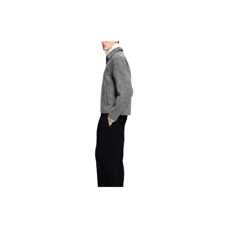 H&M Jackets & Coats Men's Black/White-2