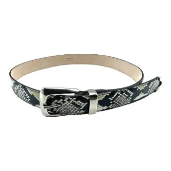 KHAITE Benny Embossed Buckled Belt