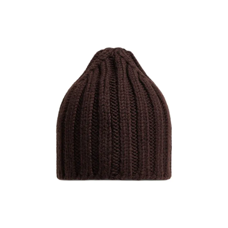 Moncler Wool Beanies Unisex Brown-1