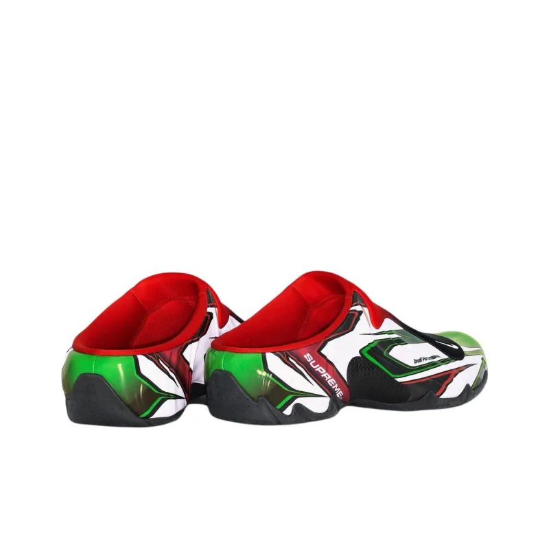 Nike Clogposite Supreme White Gym Red Green-3