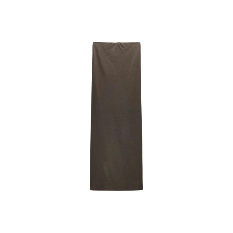 ZARA ZW Series Sleeveless Dress Women's Brown-1