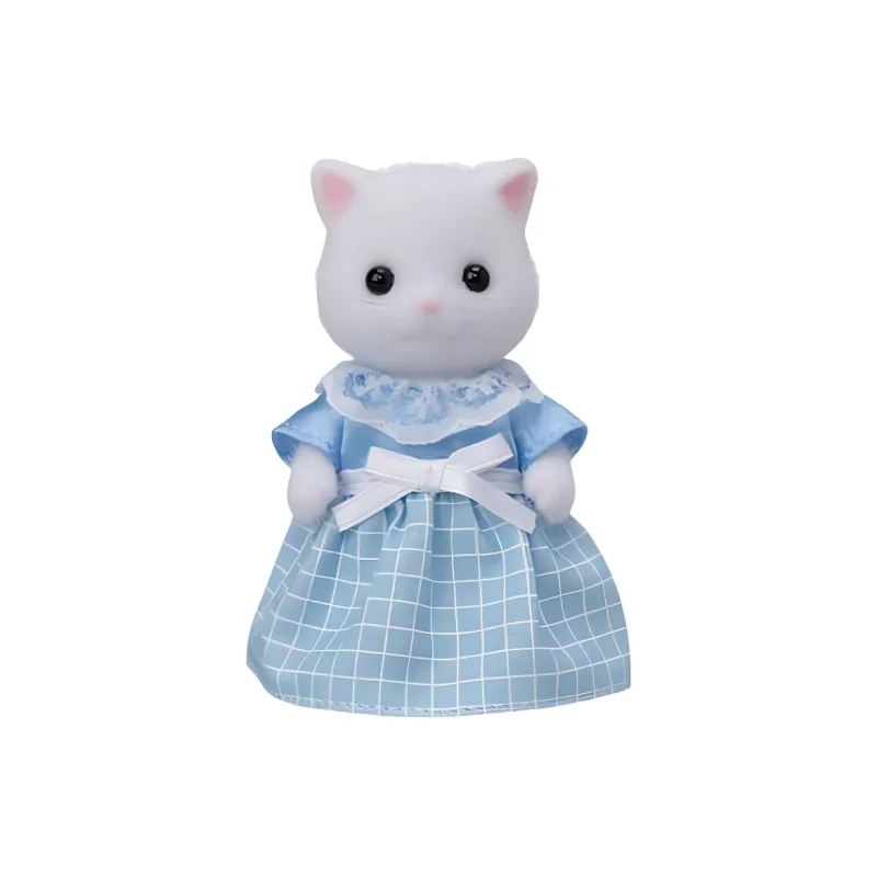 Sylvanian Families Animal Family Collection Persian Cat Dolls Plush Doll Small Size Tall-0