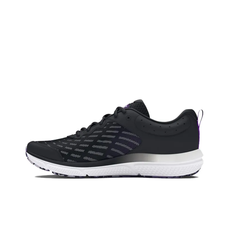 Under Armour Charged Assert 10 Anti Slip Wear Resistant Low Top Casual Running Shoes Women's Black Purple-2
