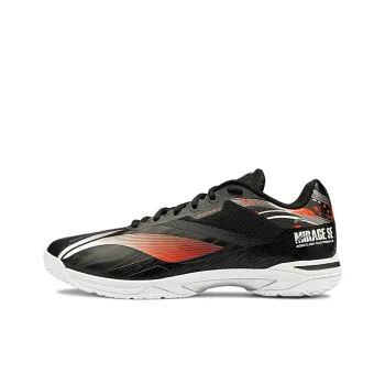 LiNing Anti Slip Wear Resistant Low Top Badminton Shoes Unisex Black