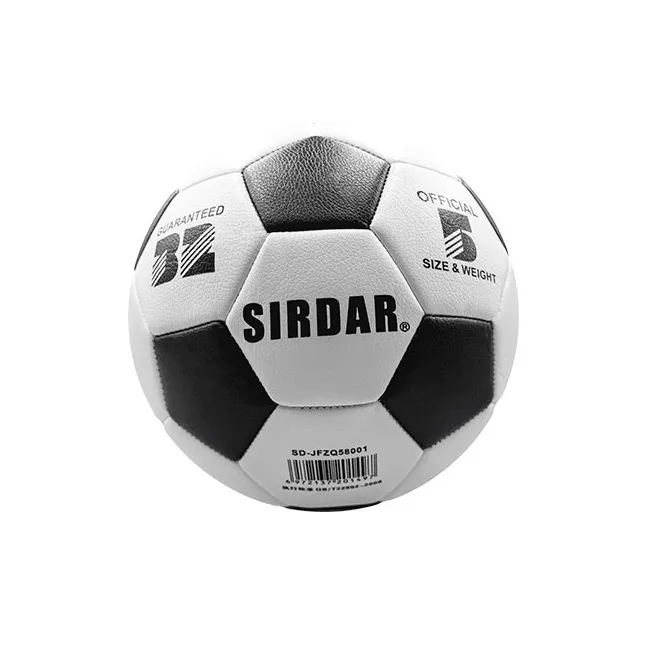SIRDAR Size 4 5 Size Soccer PVC Machine Stitched Soccer Ball Unisex Black White-1
