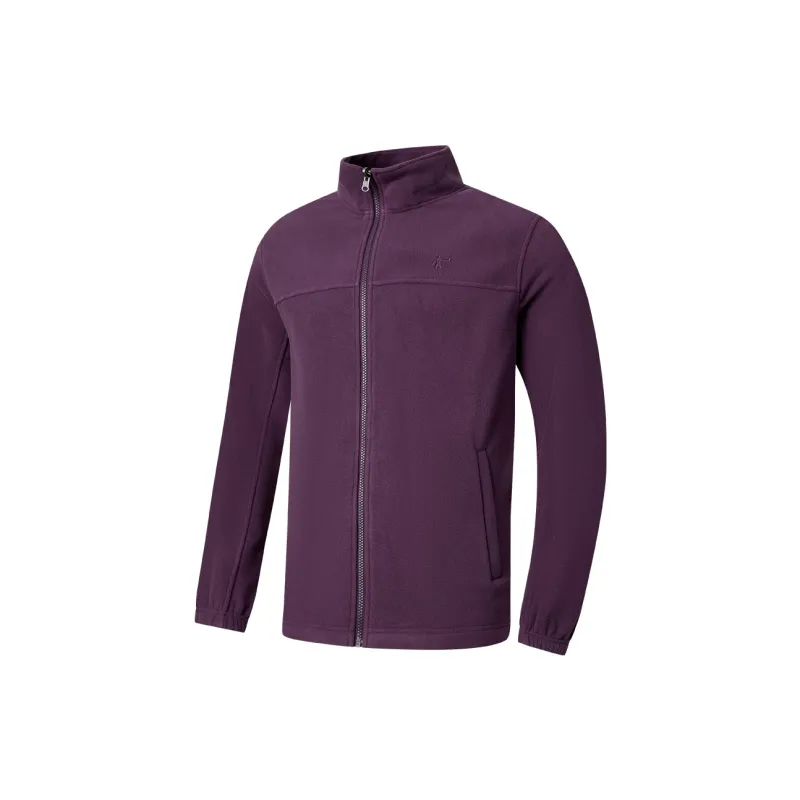 QIAODAN Mountain God Series Windbreaker Jackets Men Ludian Purple/Black-1