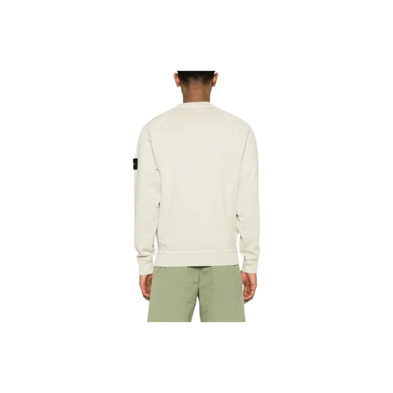 STONE ISLAND Logo Patch Crewneck Sweatshirt-4