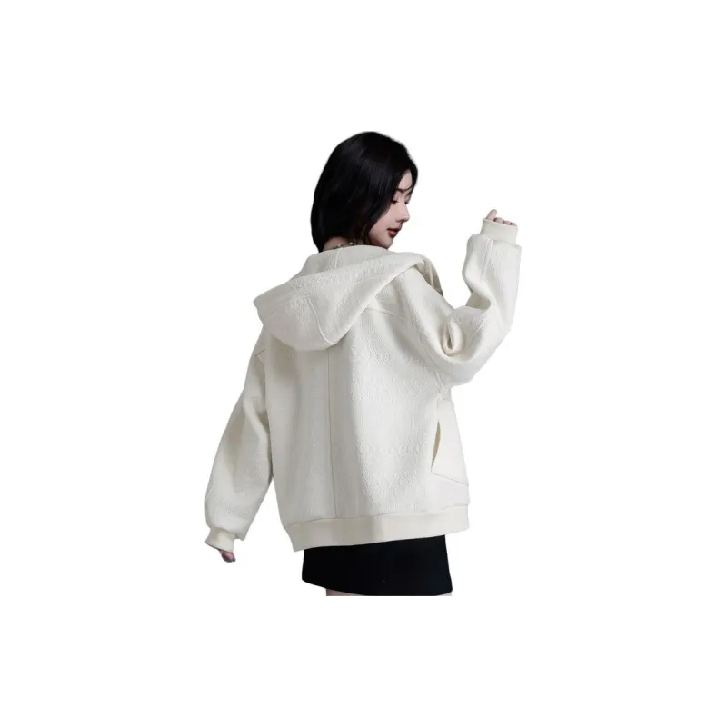 You Cow Me Pants Sweatshirt Women's Ecru-1