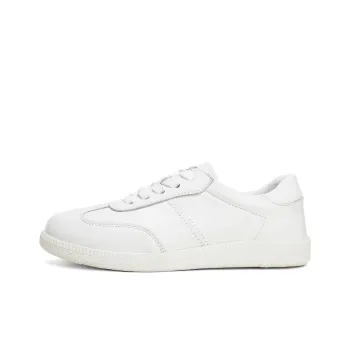 Mulinsen German Army Trainers Low Top Skateboard Shoes Women's White