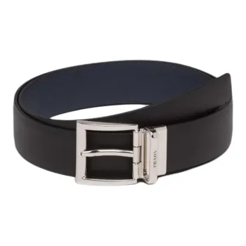 PRADA Logo Detailed Reversible Buckle Belt