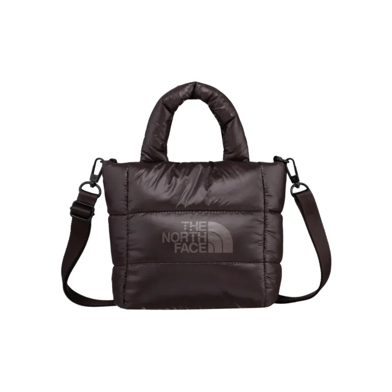 THE NORTH FACE Nylon Tote Bag Shopping Bag Shoulder Bag Crossbody Bag Handbag Mini Unisex Dark Brown-0
