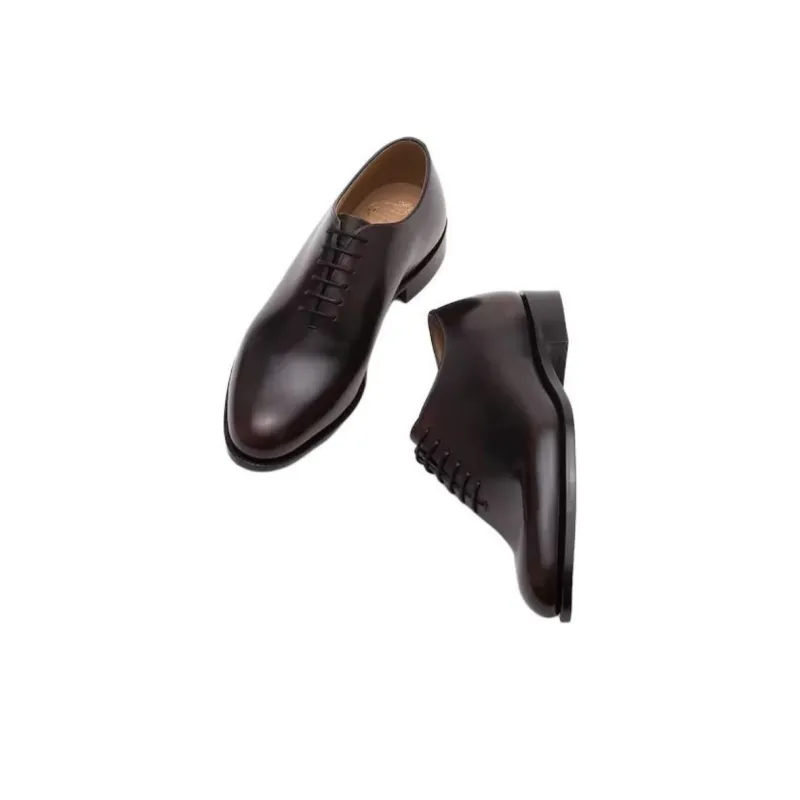 CHURCH'S King Dress Shoes Men's Red Brown-4