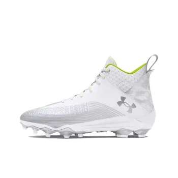 Under Armour Hammer 2 Anti Slip Wear Resistant Soccer Shoes Men's White Silver