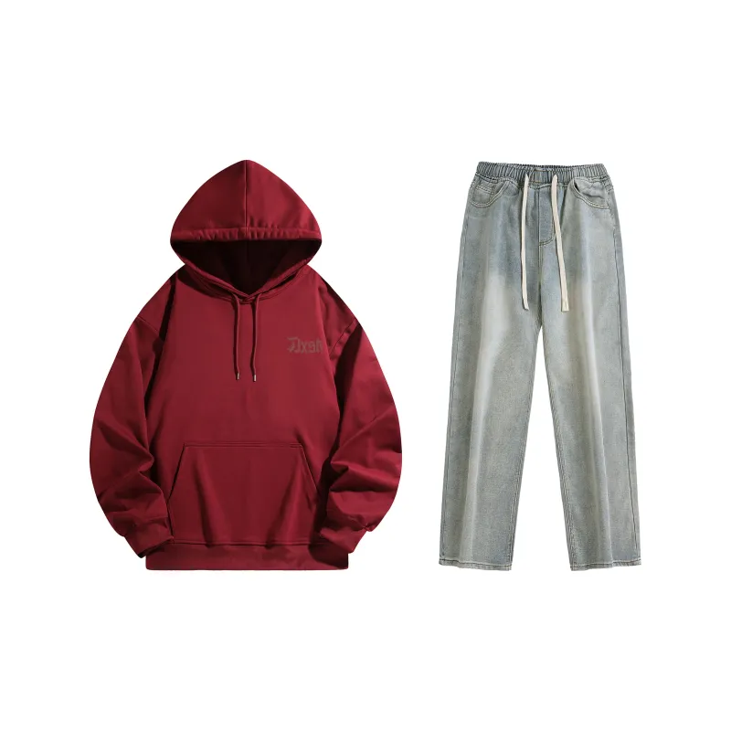 A.X.S.K Sweatshirt Sets Unisex-160