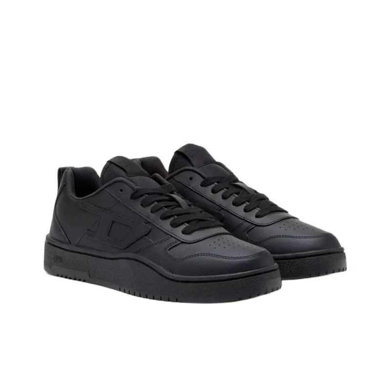 DIESEL S Ukiyo V2 Low Top Skateboard Shoes Men's Black-2