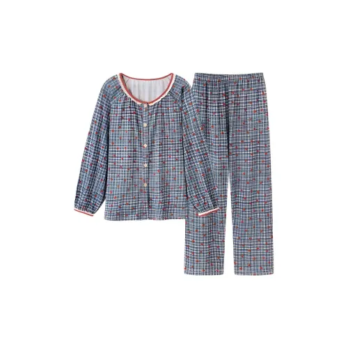 DanceBees Pajama Set Women's Blue