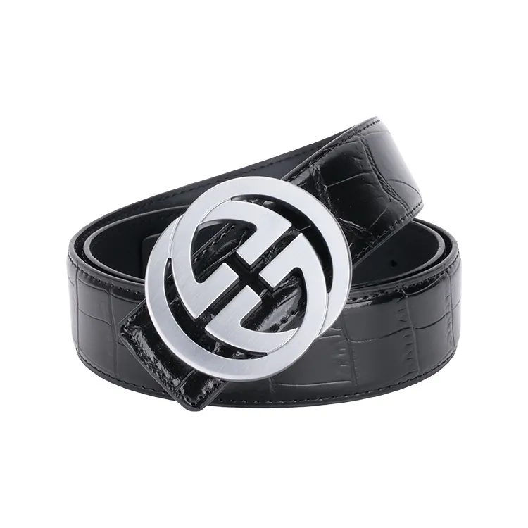 NINE NAIL Cow Leather Genuine Leather Leather Belts Men's Width  3.5cm-10