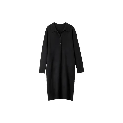 SENTUBILA Long-Sleeved Dresses Women's