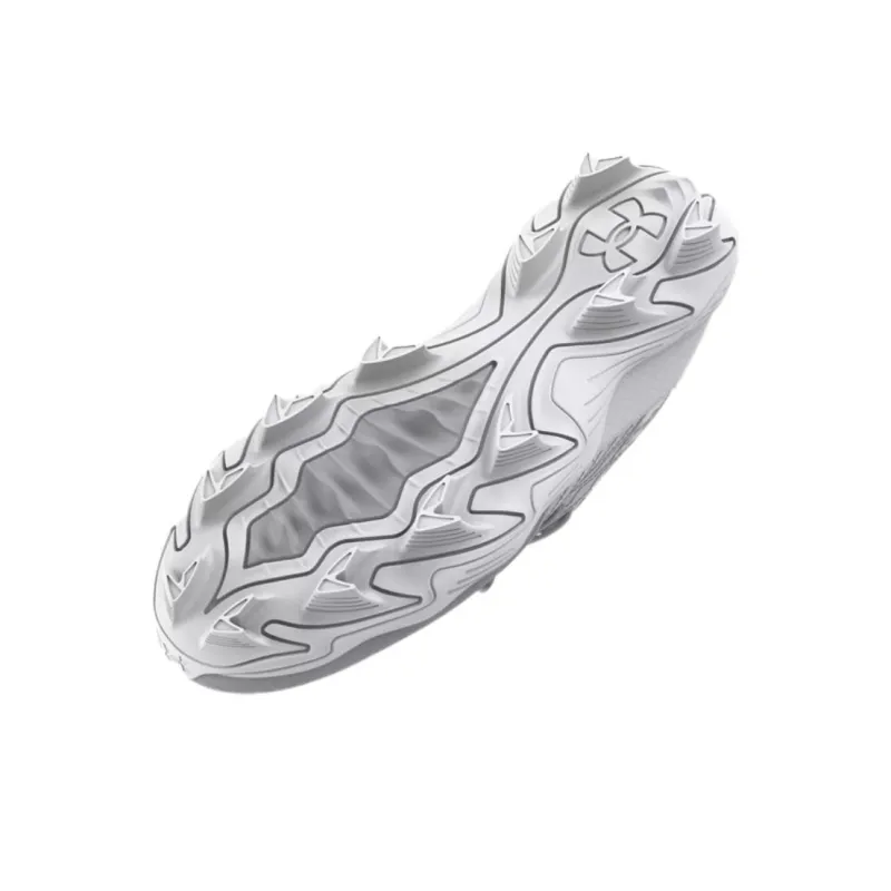 Under Armour Harper 9 Anti Slip Wear Resistant Mid Top Training Shoes Unisex White-3