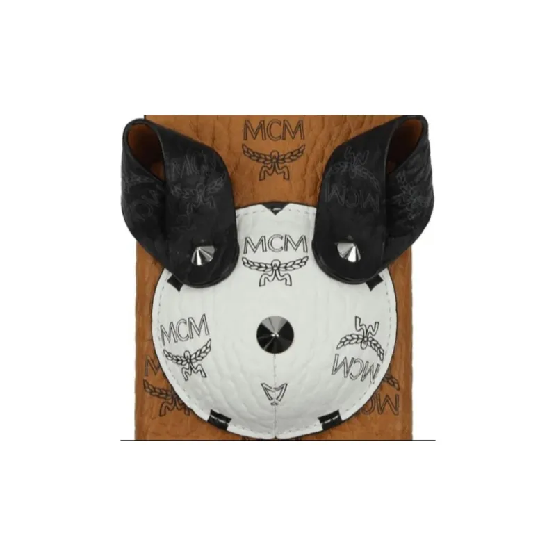 MCM Leather Material Durable Phone Cases Compatibility With IPhone Artistic-2