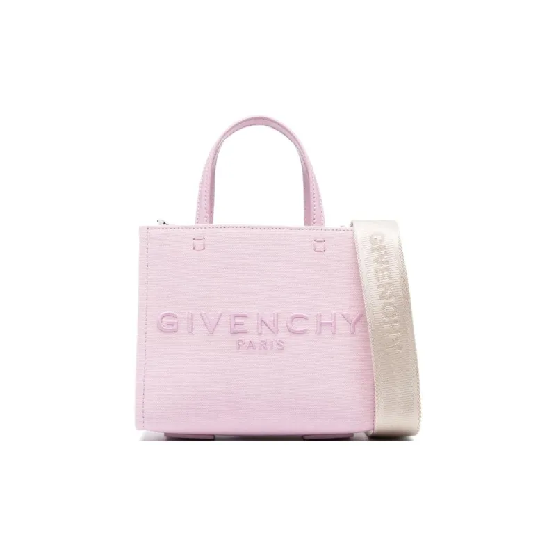 GIVENCHY Cotton Tote Bag Shopping Bag Shoulder Bag Crossbody Bag Handbag Medium Size Women's Pink-1