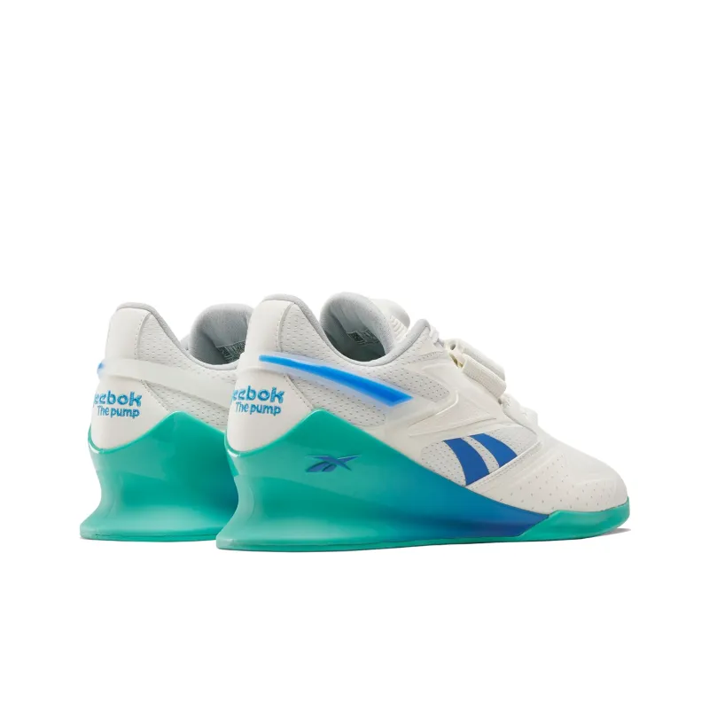 Reebok Legacy Lifter 3 'Chalk Unleashed Green Blue'-5