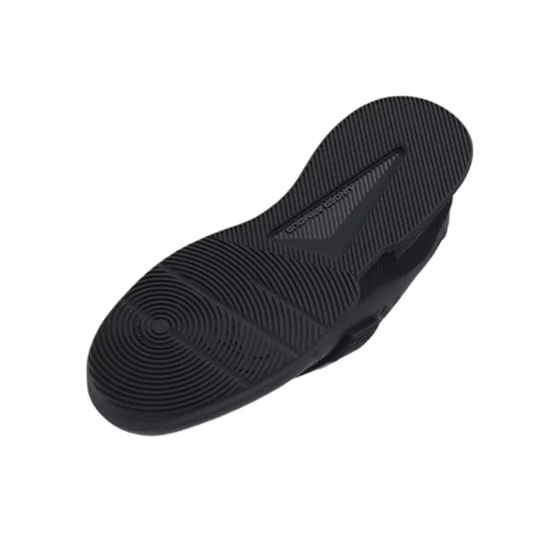 Under Armour Reign Lifter Anti Slip Wear Resistant Low Top Training Shoes Unisex Black-3