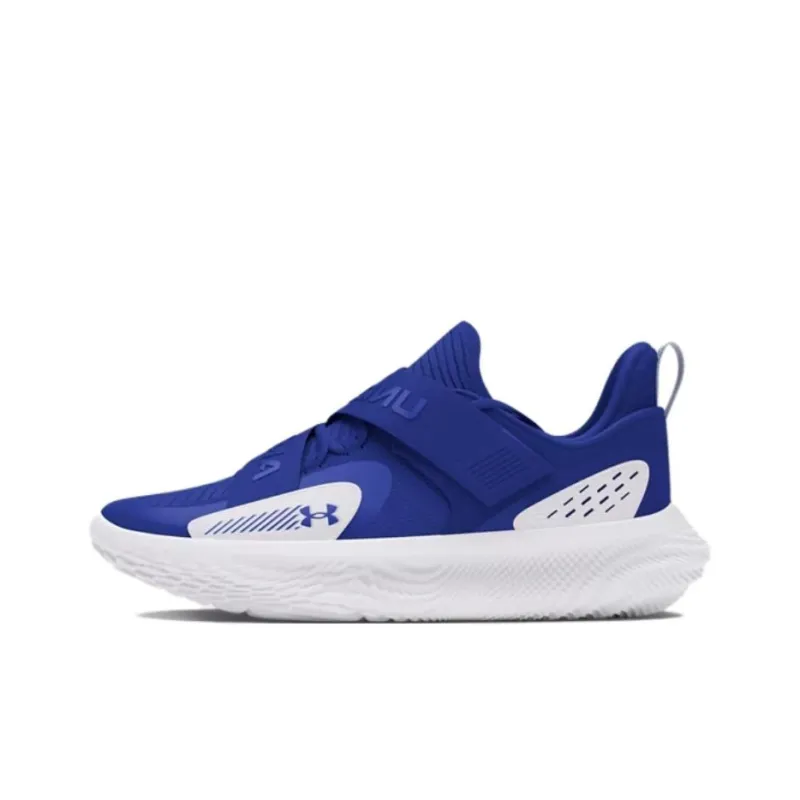 Under Armour Anti Slip Wear Resistant Low Top Basketball Shoes Unisex Royal Blue-0