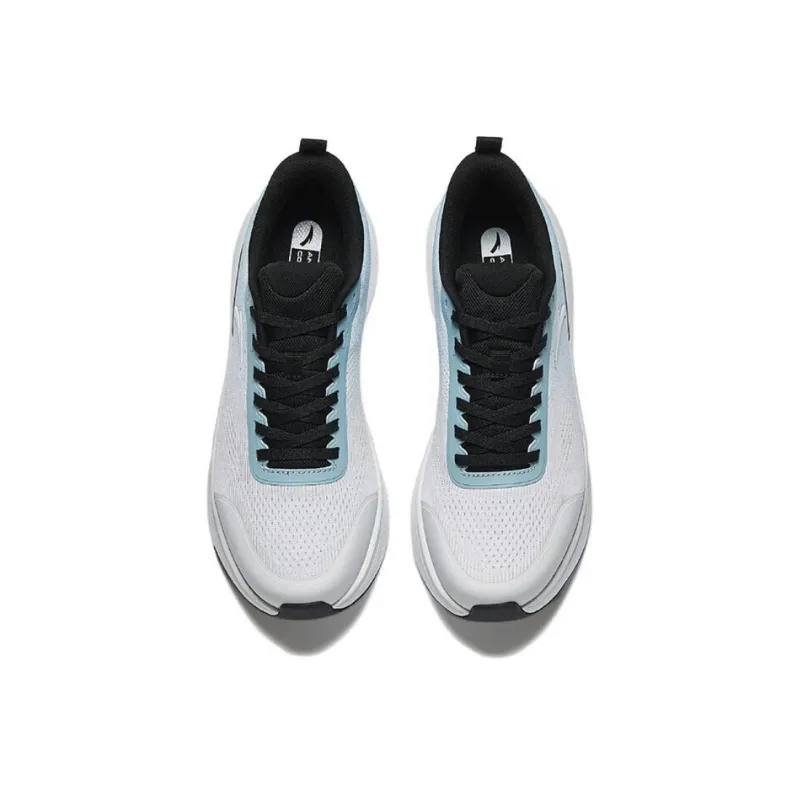 Anta Wear Resistant Slip Resistant Low Top Training Shoes Men's Gray Blue Black-2