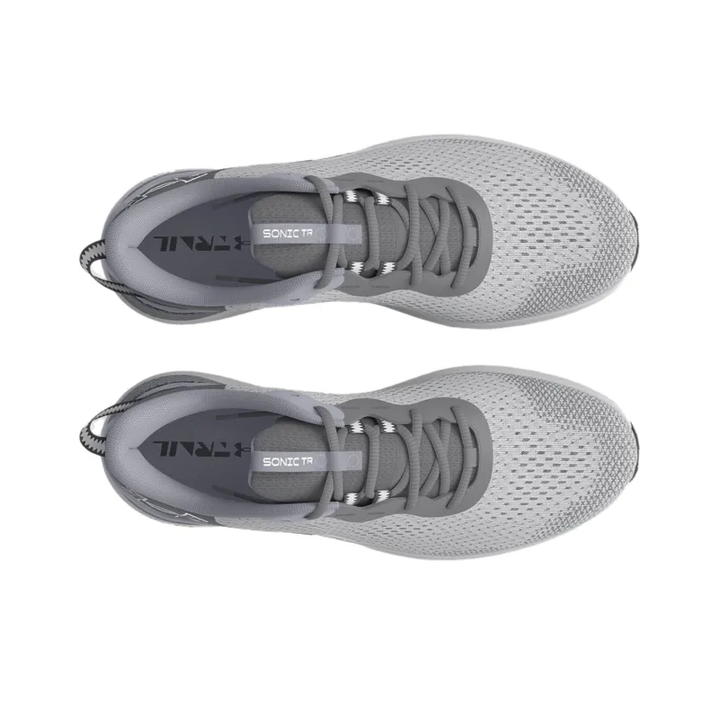 Under Armour Sonic Trail Slip Resistant Breathable Abrasion Resistant Low Top Running Shoes Unisex Gray-3